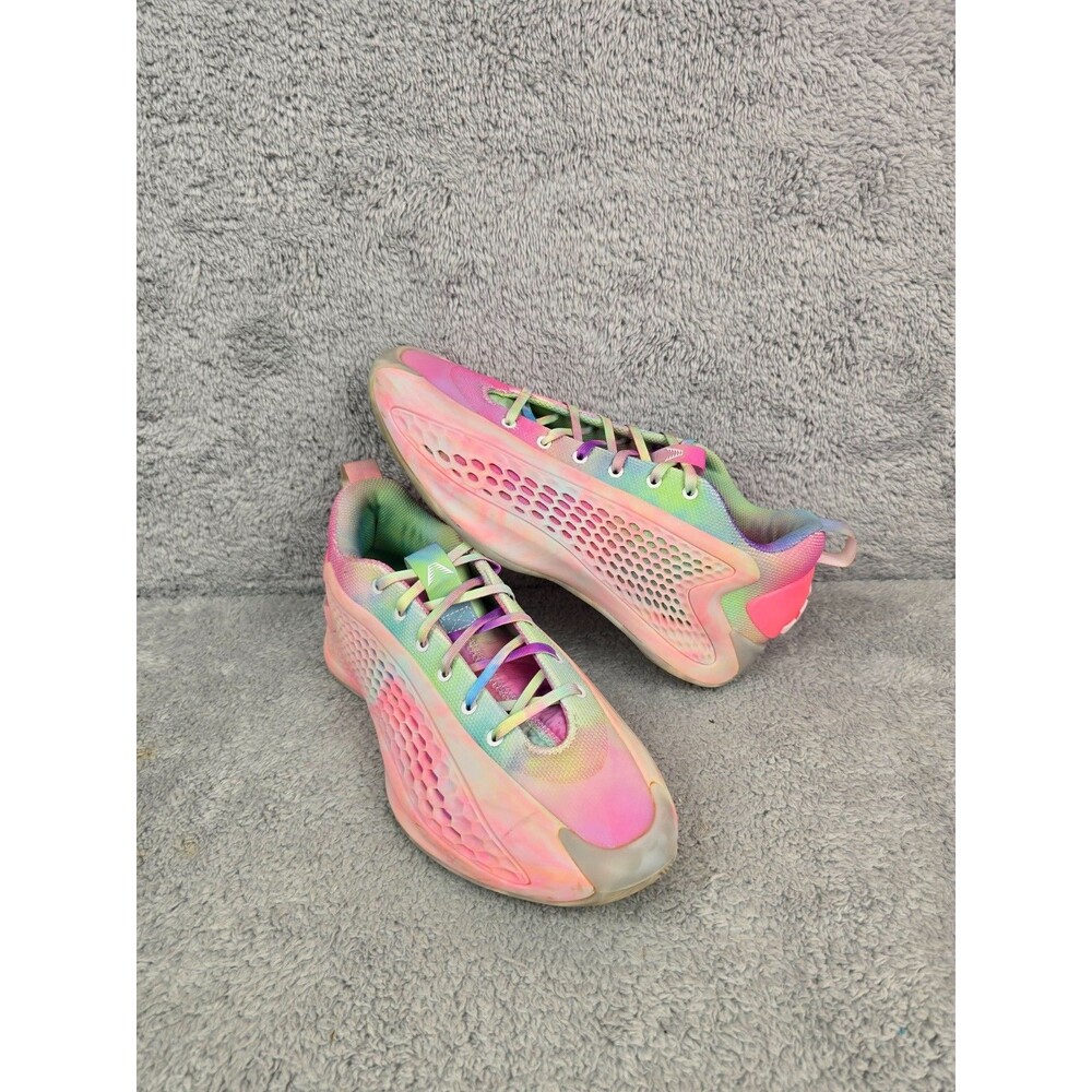 Adidas Shoes Youth Size 8.5 Multicolor Basketball Low Top Sneakers Mesh JR3915
